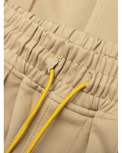 Rhude Natural Side-Stripe Elastic-Waist Track Pants for men