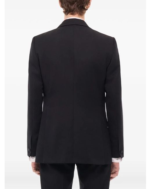 Fursac Blue Peak-Lapel Blazer for men
