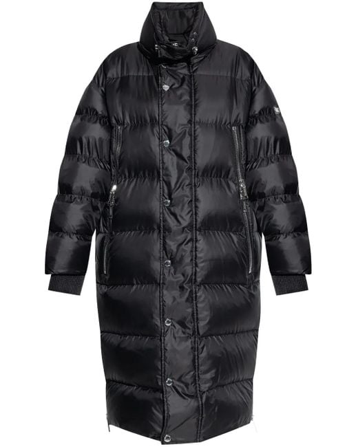 MICHAEL Michael Kors Black Ciré Coat
