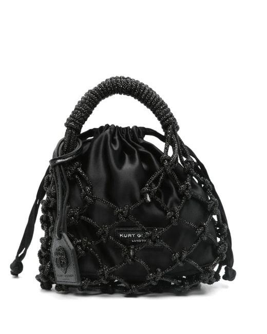 Kurt Geiger マクラメ ハンドバッグ Black