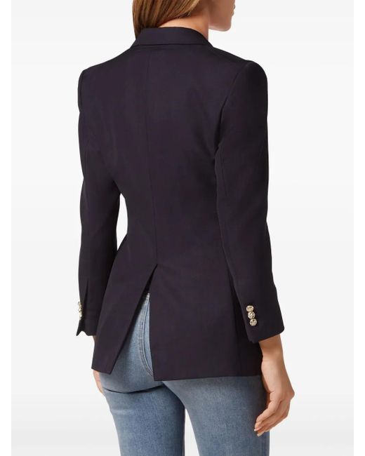 Blazer con doble botonadura Philipp Plein de color Blue