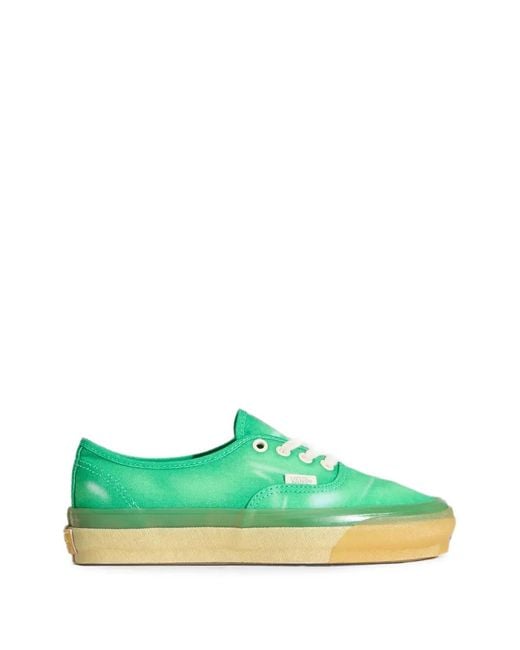 Vans Green Authentic Lace-Up Sneakers
