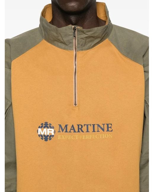 Martine Rose Sweatshirt mit Reißverschluss in Natural für Herren