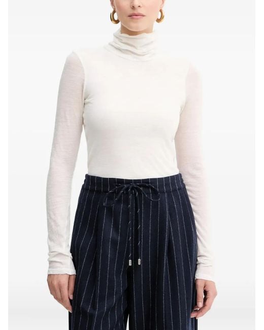 Liviana Conti White Ginevra Top