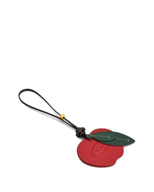 Tod's Red Apple-Charm Keyring