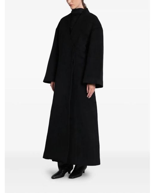 Manteau Croisé À Design Cache-Cœur Entire studios en coloris Black