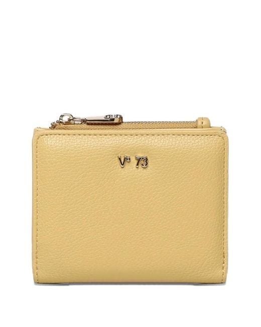 V73 Natural Keira Logo Wallet