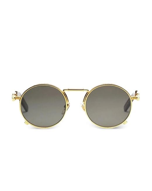 Jean Paul Gaultier Gray Round-Frame Sunglasses