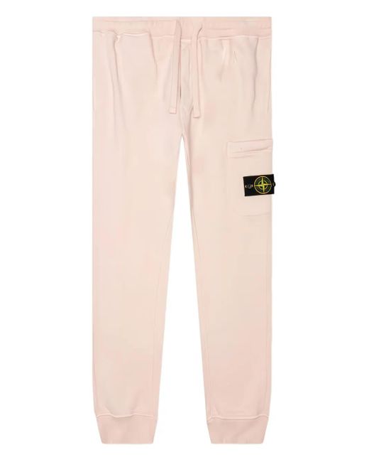 Stone Island Natural Patch-Pocket Track Pants for men