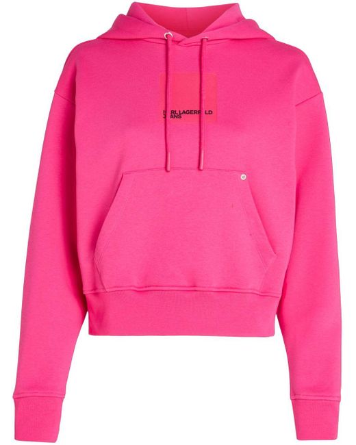Pink drawstring hoodie hotsell