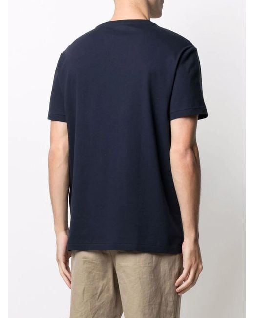 Polo Ralph Lauren Blue Embroidered Logo T-Shirt for men