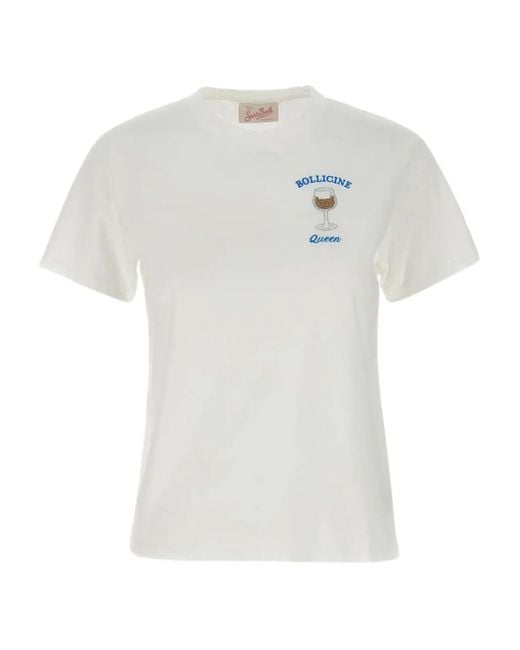 Mc2 Saint Barth White Emilie T-Shirt