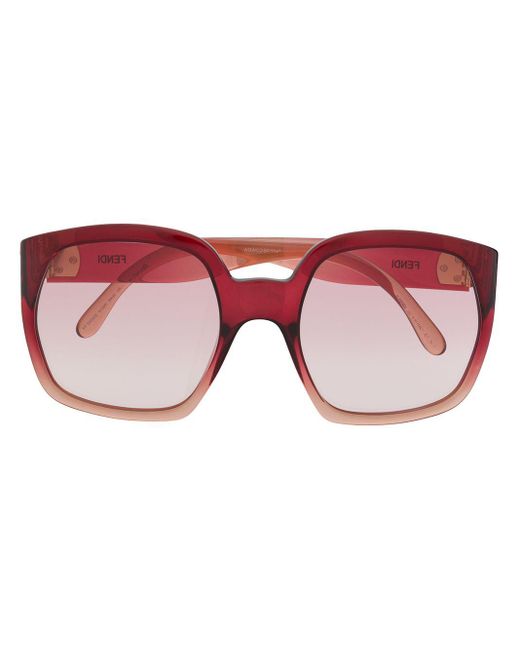 Fendi Pink Ff 0404/s 8cq (9r) Sunglasses