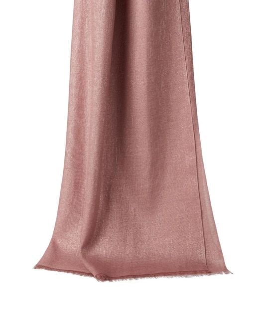 Sciarpa di Brunello Cucinelli in Pink