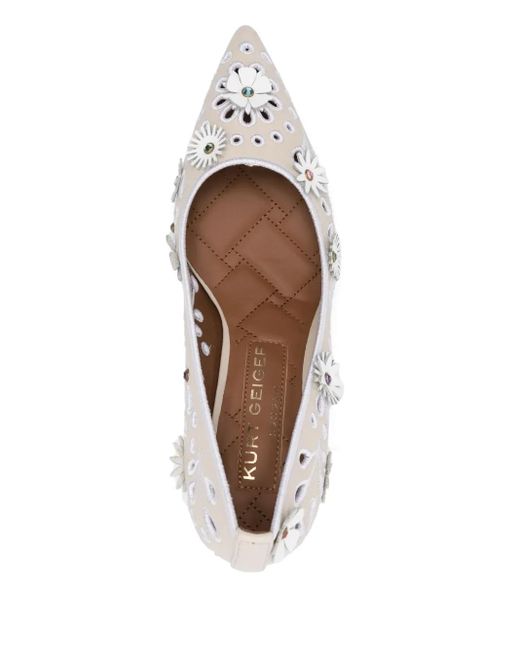 Kurt Geiger Flower Belgravia 90mm パンプス White