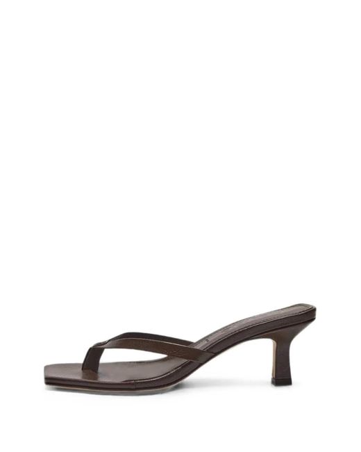 Aeyde Brown Wilma Thong Sandals