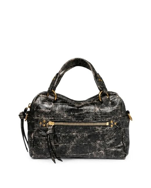 Jérôme Dreyfuss Black Lucky Bowling Mini Tote Bag