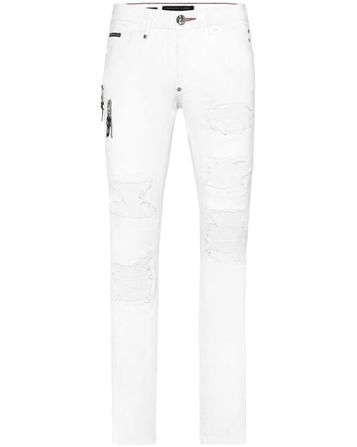 Philipp Plein Rock Star Jeans in White für Herren