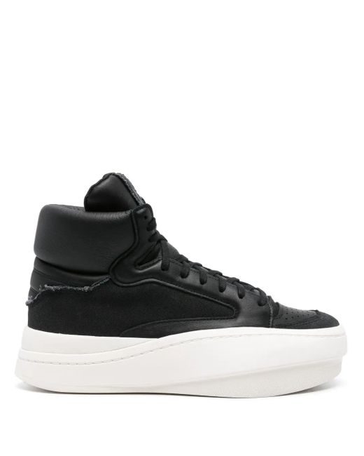 Y-3 Black Centennial High-Top Sneakers for men