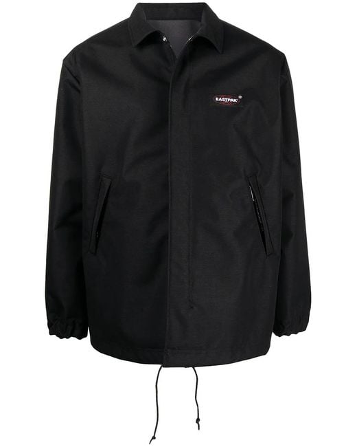 Undercover Black X Eastpak Long-Sleeve Shirt Jacket for men