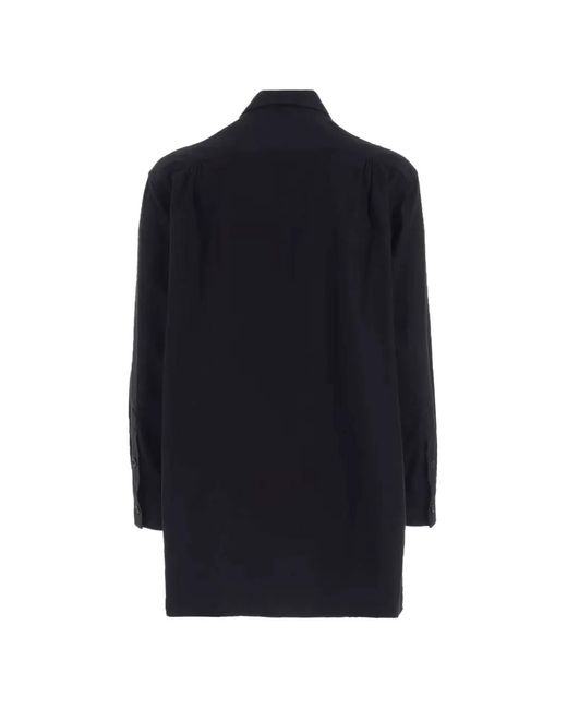 Y's Yohji Yamamoto Blue Cotton Flannel Shirt for men