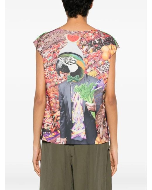 The Artistylist Pink T-Shirt À Imprimé Graphique