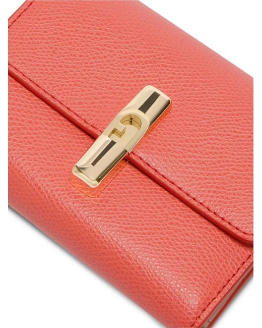 Furla Pink Iride Compact Wallet