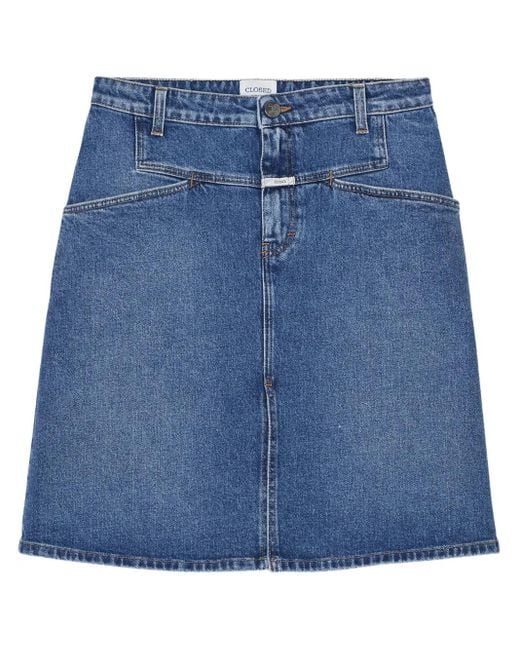 Closed Blue Denim Mini Skirt