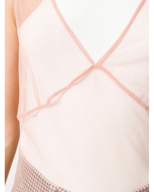 Vestido estilo transparente Ssheena de color Pink
