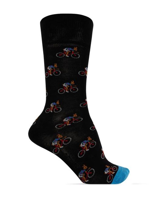 Lot De Trois Paires De Chaussettes En Maille Paul Smith pour homme en coloris Blue