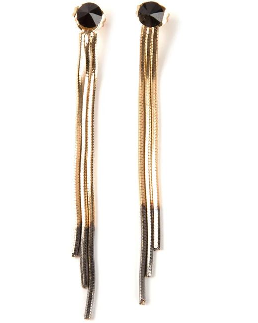 Iosselliani Metallic Hole Sun' Earrings