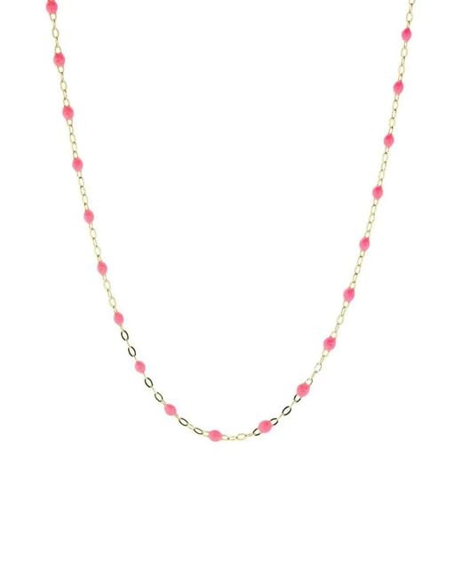 Gigi Clozeau Metallic 18Kt- Classic Gigi Beaded Sautoir Necklace