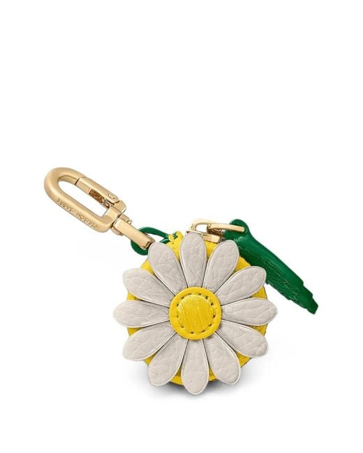 Maison De Sabre Metallic Sabrémoji Bloom Leather Charm