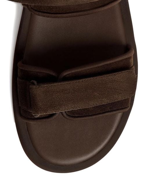 12 STOREEZ Brown Suede Sandals