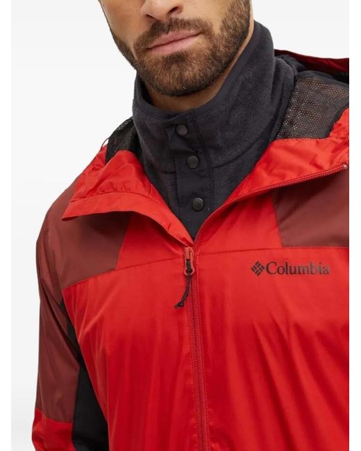 Columbia Red Inner Limits Waterproof Jacket for men