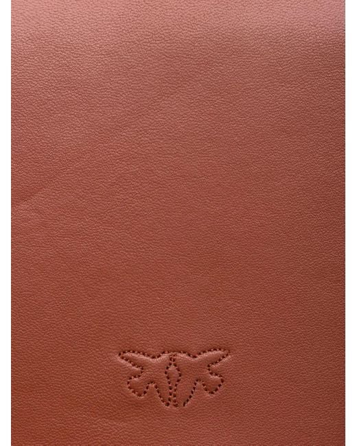 Pinko Love Birds ショルダーバッグ Brown