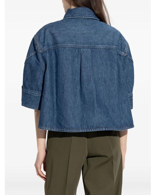Top Con Bolsillo De Parche Givenchy de color Blue