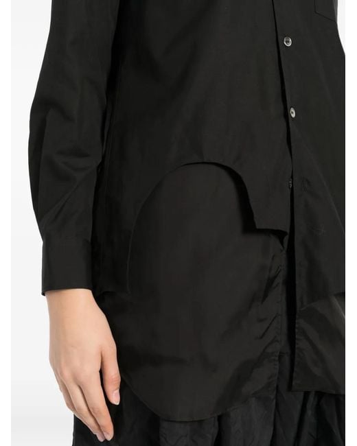 COMME DES GARÇON BLACK Black Chest-Pocket Shirt