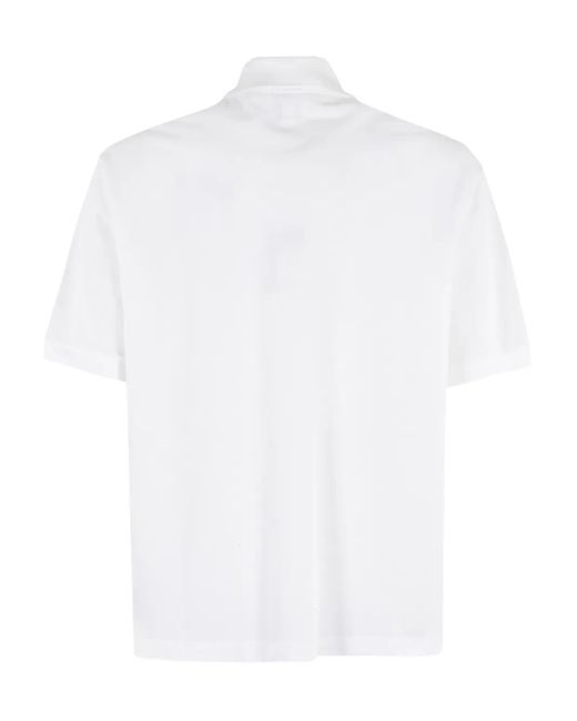 Lacoste White Organic Cotton Pique Polo Shirt