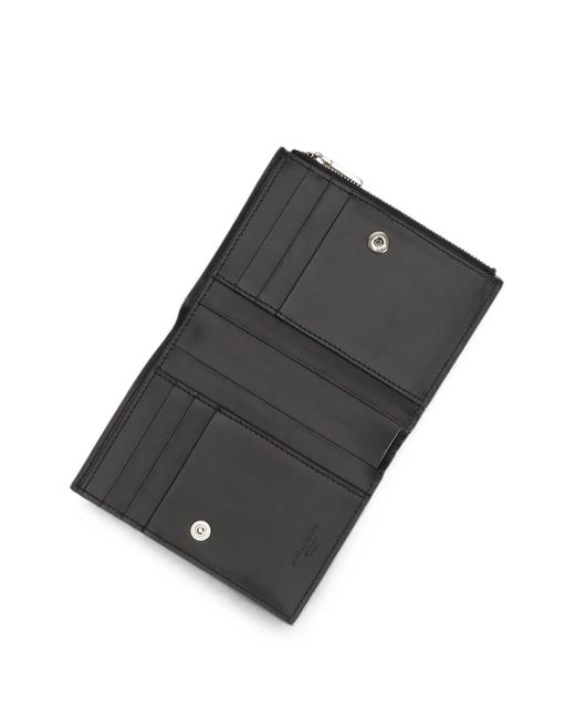 Dolce & Gabbana Black Stripe-Print Wallet for men