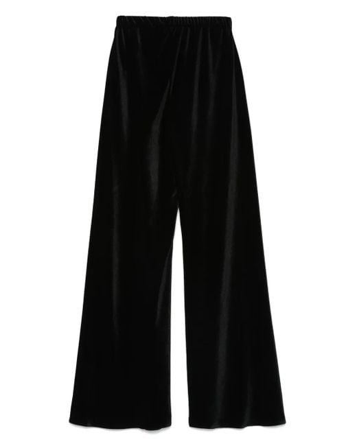 Blanca Vita Black Velvet Trousers