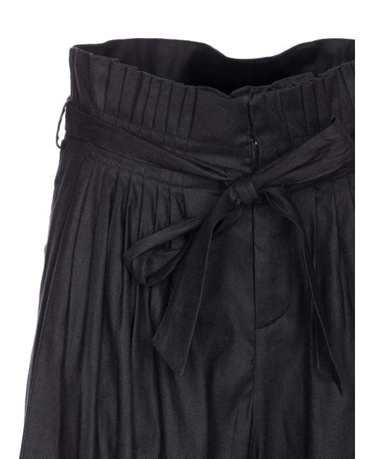 ELEH Blue High-Waisted Trousers