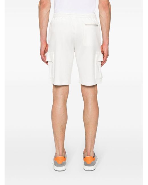 Pantalones cortos de deporte tipo cargo Eleventy de hombre de color White
