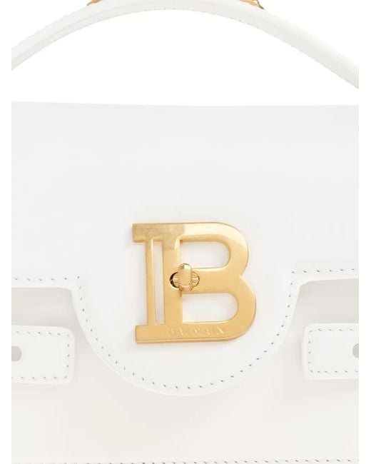 Balmain White Sac À Main 24 B-Buzz