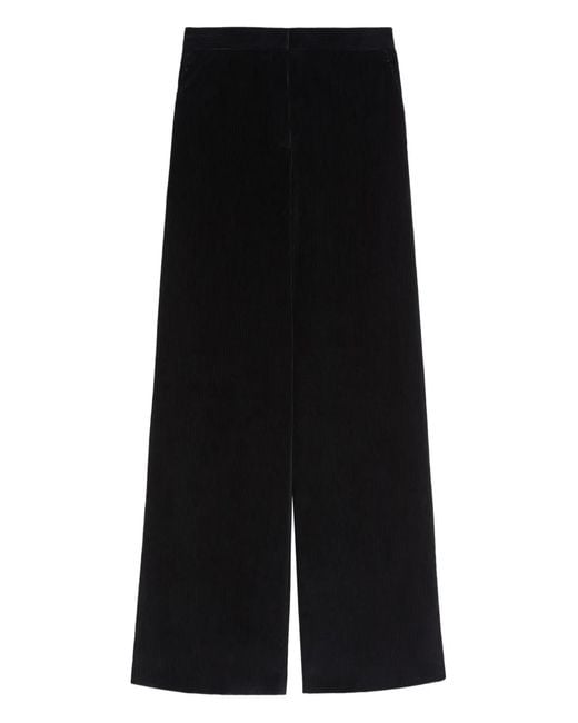 Max Mara Black Faretra Corduroy Trousers