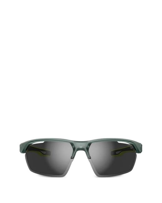 Bolle Gray Victus Pro Rectangle-Frame Sunglasses