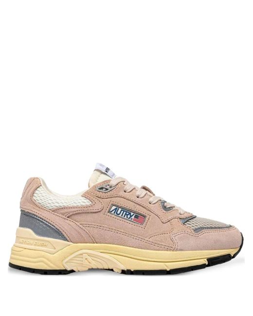 Autry Pink Baskets Hyperway Sneakers
