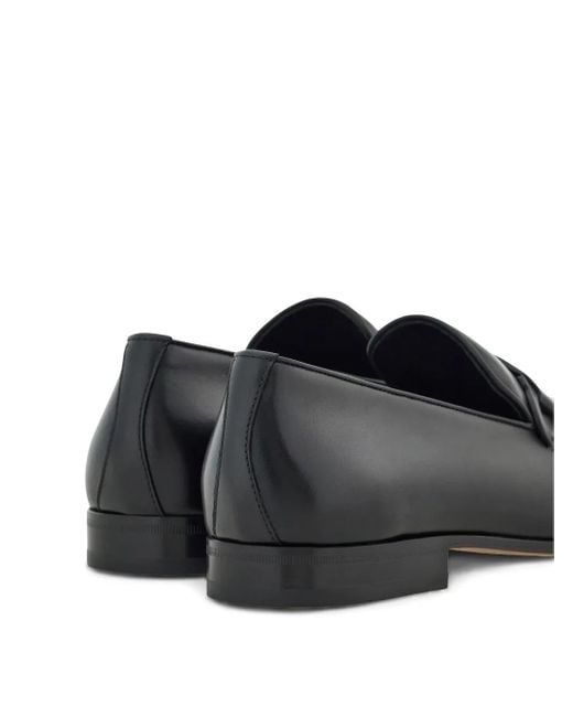 Ferragamo Black Ferragamo Flat Shoes for men