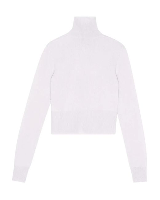 Remain ハイネック カーディガン White