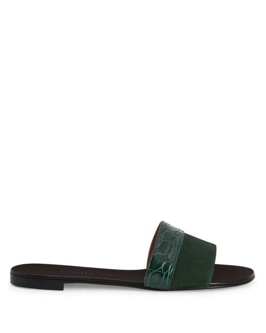 Giuseppe Zanotti Green Roose Sandals